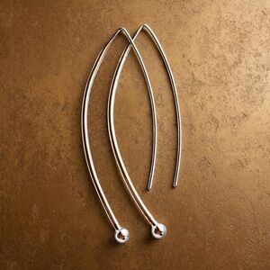 Silpada “Spheres on Wires” 925 Sterling Silver Threader Earrings (Balancing Act)